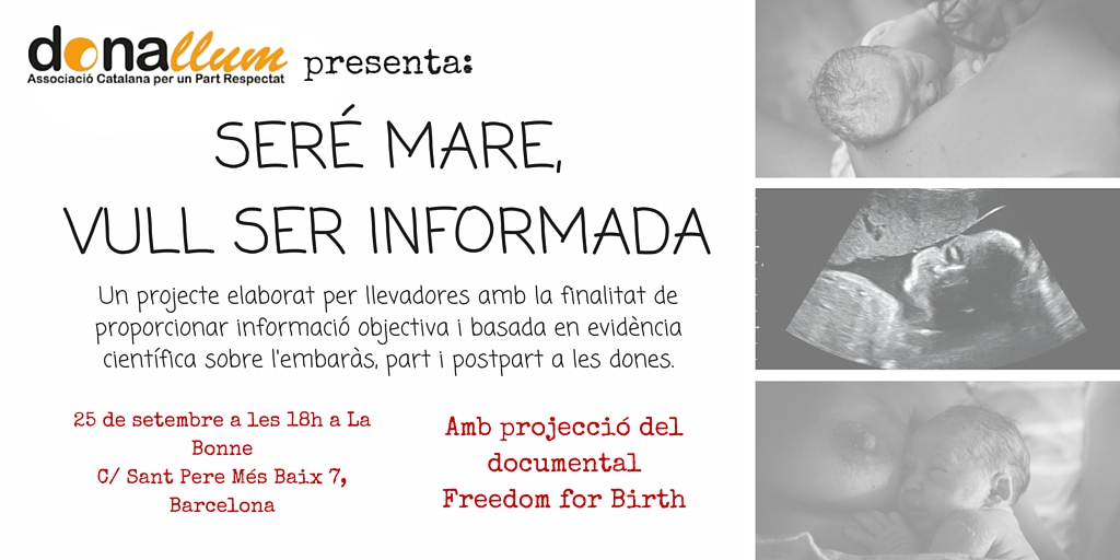 SERÉ MARE,VULL SER INFORMADA